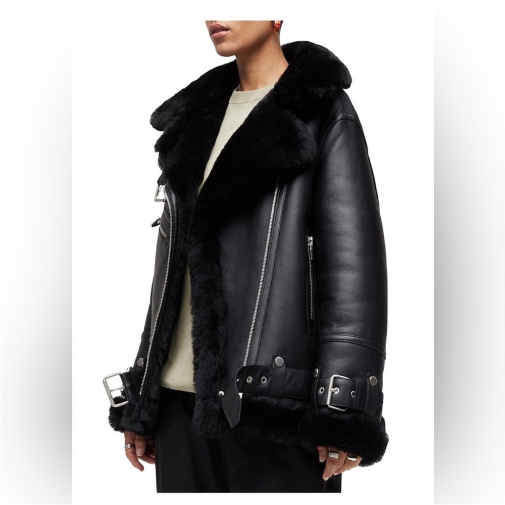 The Arrivals Moya leather jacket